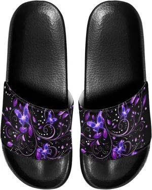 Open Toe Slippers for Women Rubber Slides Womens Sandal Slippers
