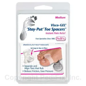 Pedifix P-27 Visco-Gel Stay-Put Toe Spacer