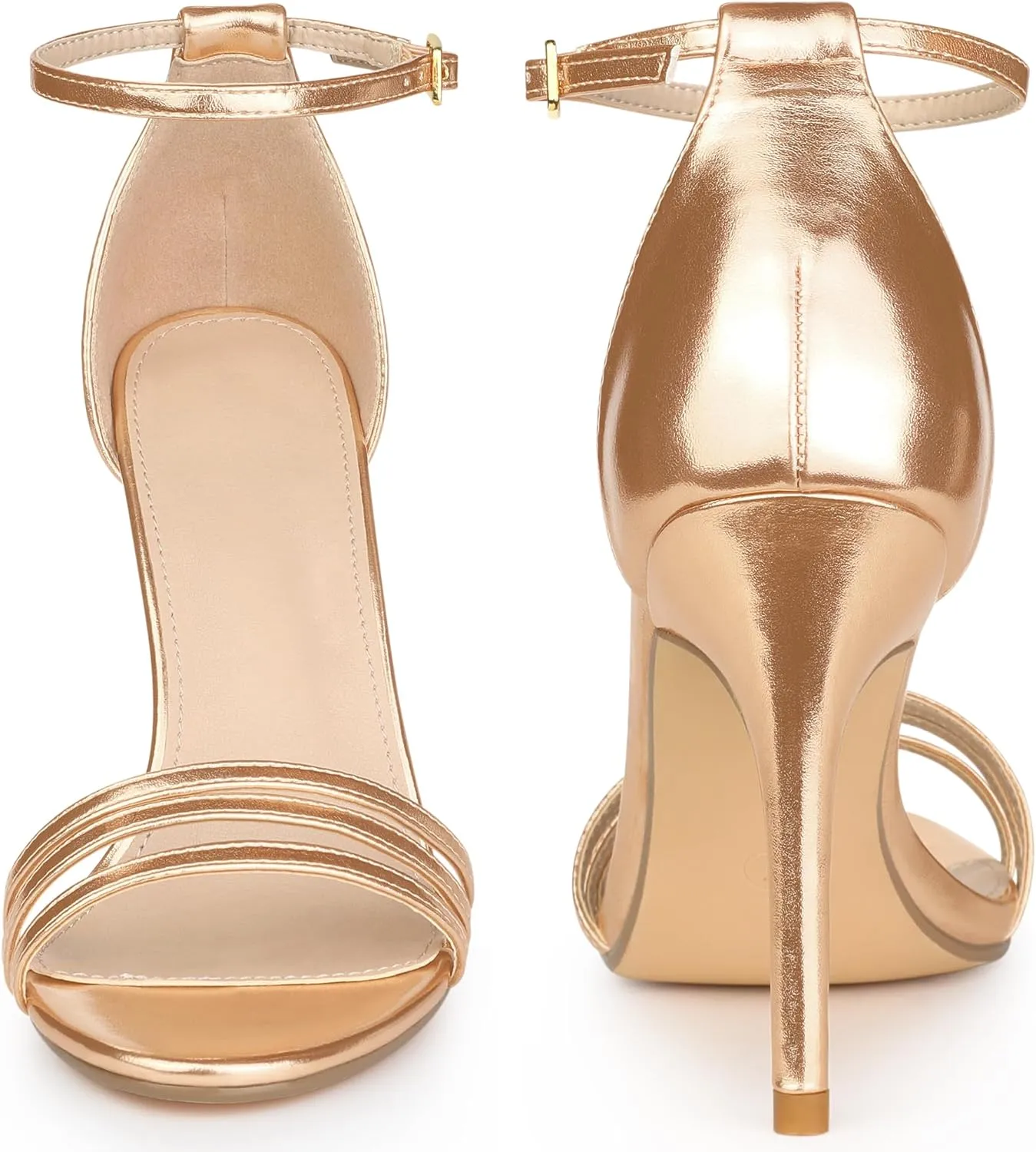 Perphy Strappy Heels Stiletto Heel Sandals for Women
