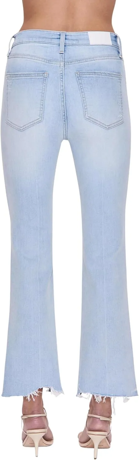 Pistola Denim Women's Lennon High-Rise Cropped Boot Cut Jeans