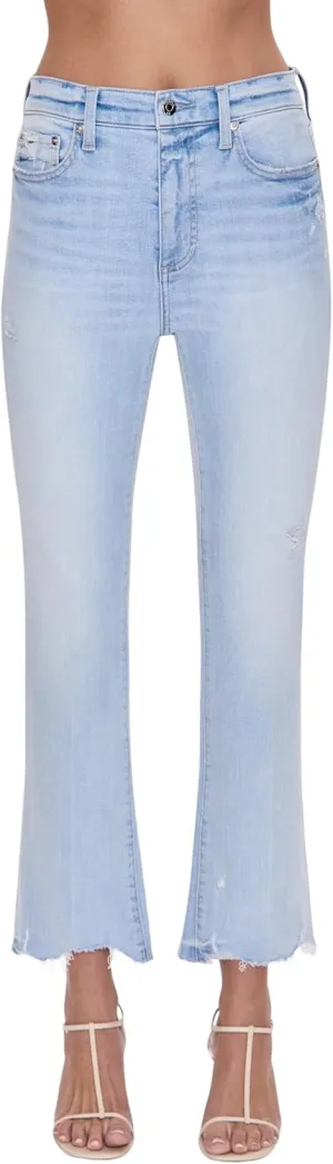 Pistola Denim Women's Lennon High-Rise Cropped Boot Cut Jeans