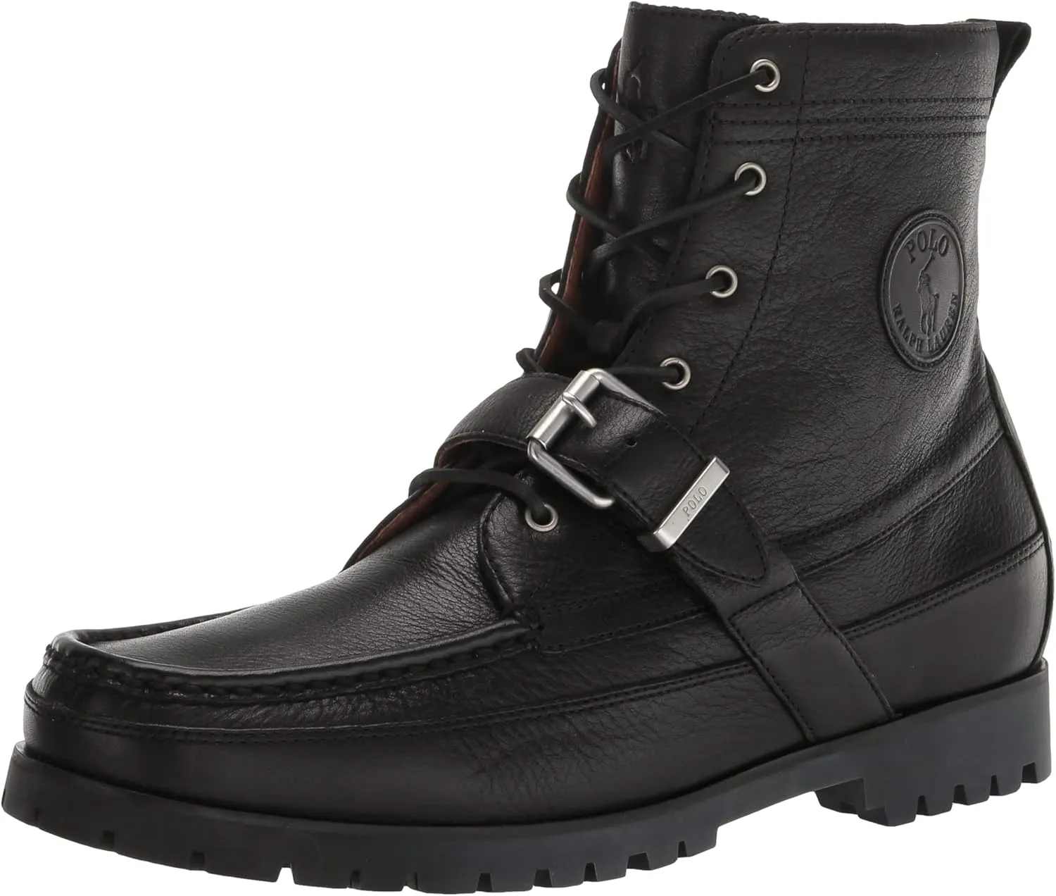 POLO RALPH LAUREN Ranger Boot Black 1 7.5 D (M)