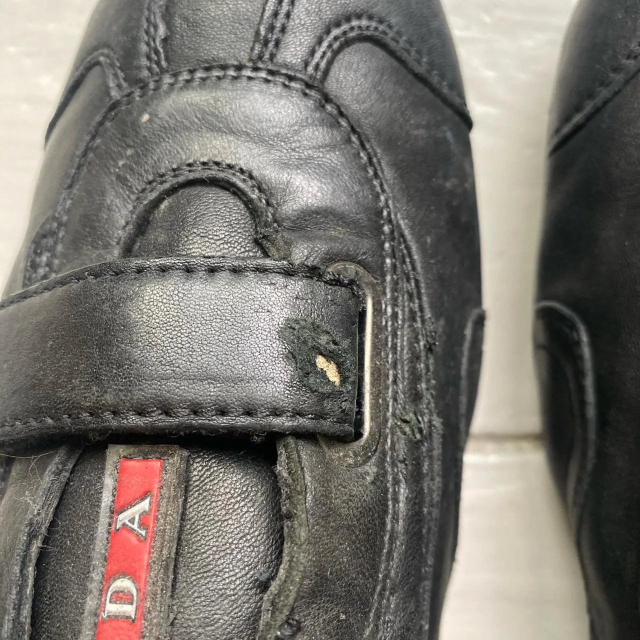 Prada Driving Loafer Strap Shoes