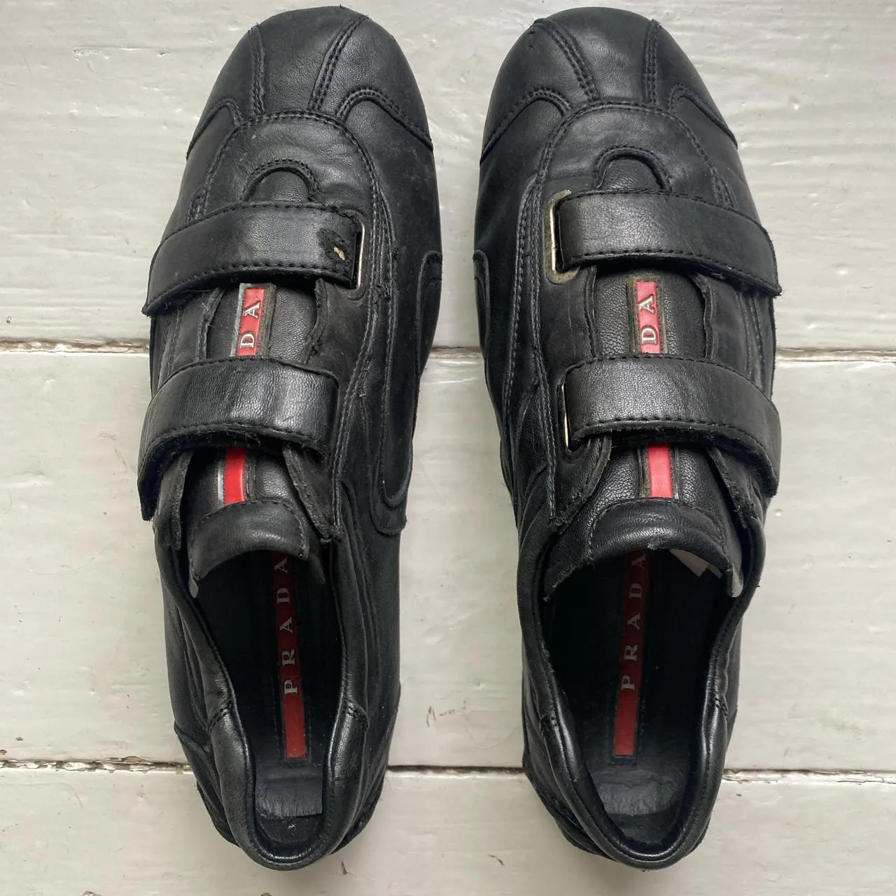Prada Driving Loafer Strap Shoes