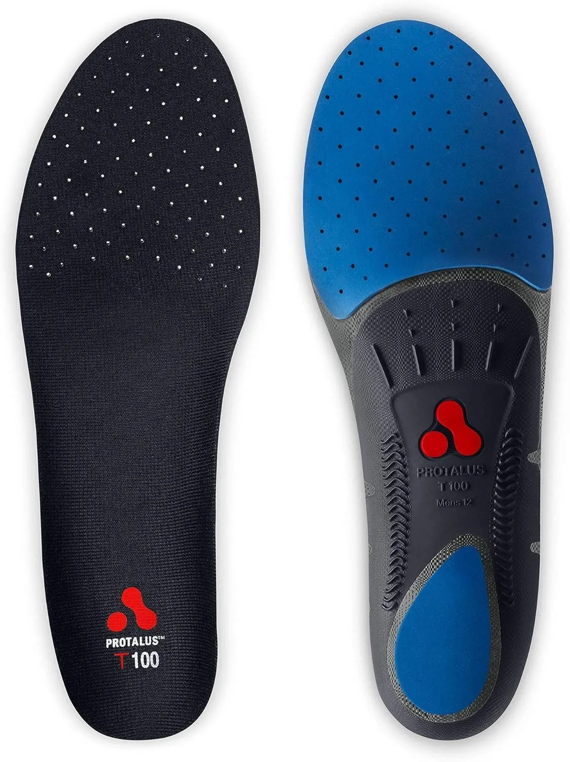 Protalus T100 Thin Series– Patented Stress Relief Replacement Premium Shoe Inserts, Increase Comfort, Anti Fatigue, Alignment Improving Shoe Insoles - for Women Size 10.5