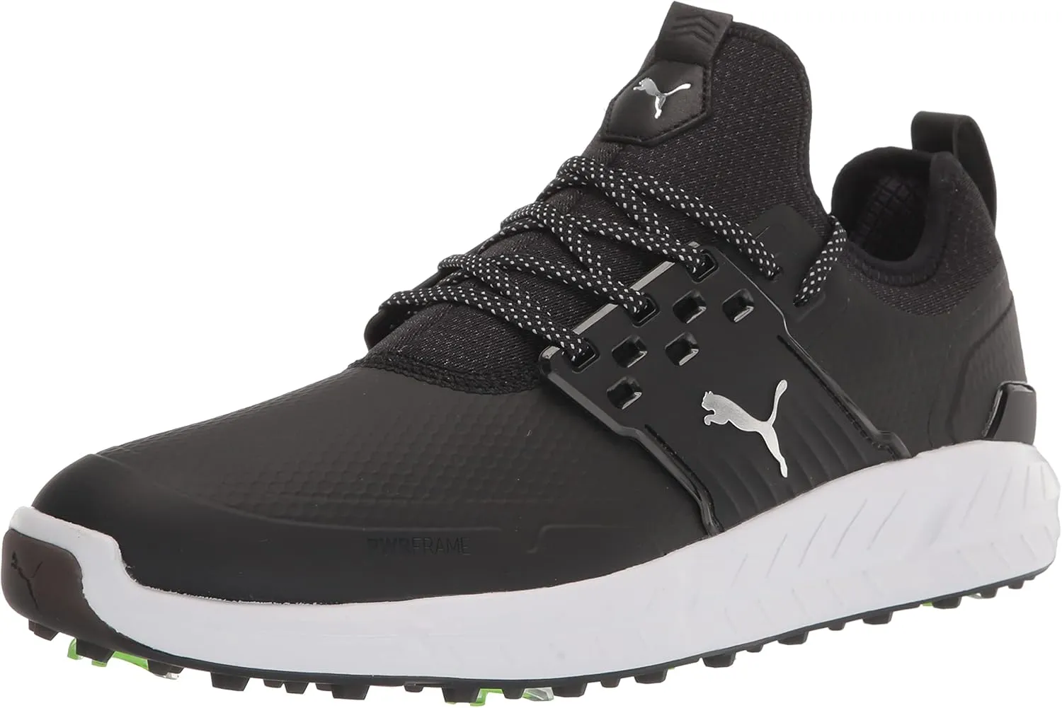 PUMA Men's Ignite Articulate Golf Shoe, Black Silver Black, 13