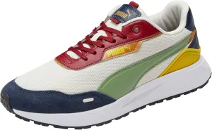 PUMA Men's RUNTAMED PLUS Sneaker, Navy Blazer-Dusty Green-Pristine, 10