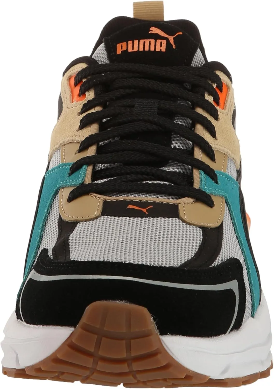 PUMA Men's Sneaker Hypnotic Leather Shoes, Black-Strong Gray, 10.5