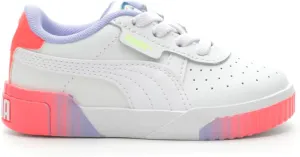 PUMA Toddler Girls Cali Lollipop Perforated Lace Up Sneakers Shoes Casual - White - Size 7 M