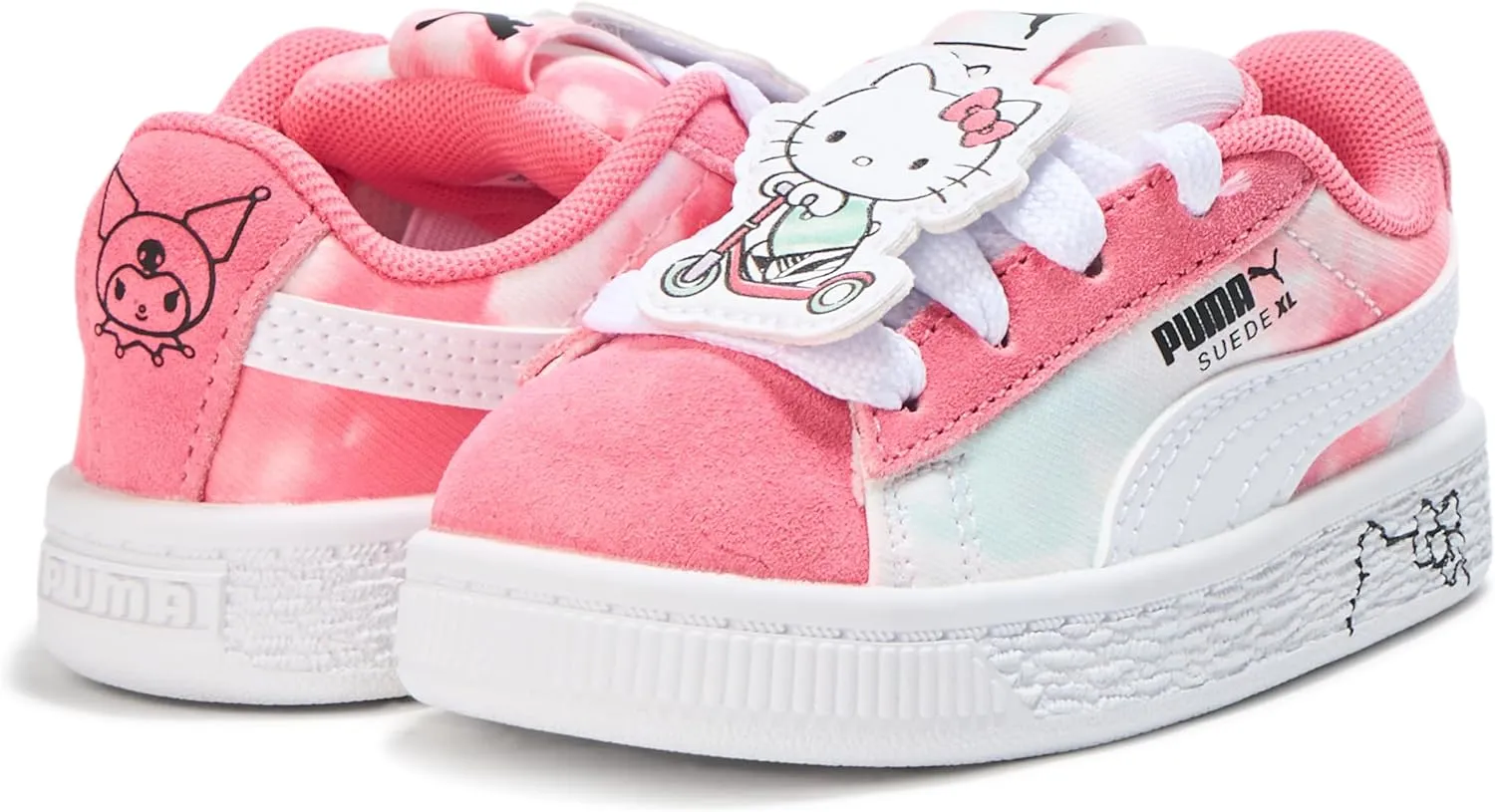PUMA Unisex-Child Suede XL Hello Kitty and Friends Alternative Closure (Toddler) Sneaker