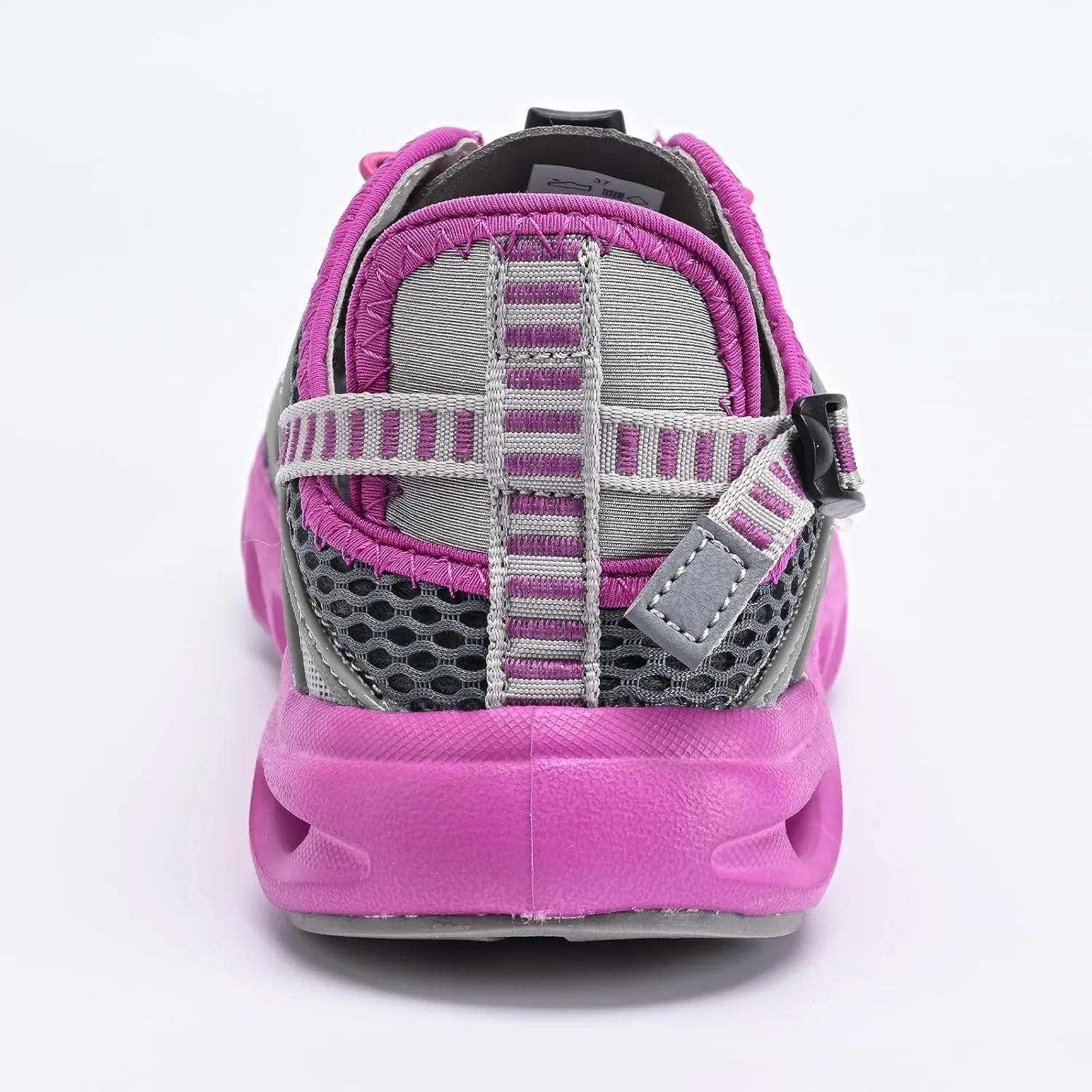 Queday Men's Women's Amphibious Water Shoes Closed Toe Hiking Sandals Summer Outdoor Water Sandal Non-Slip River Shoes Quick Drying