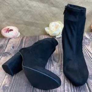 REACTION Black  Time for Fun Ankle Bootie 10M