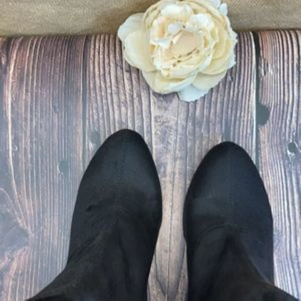 REACTION Black  Time for Fun Ankle Bootie 10M