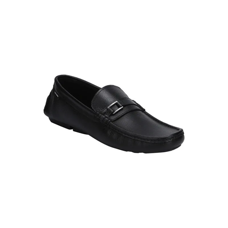 RedTape Men Black Driving Shoes