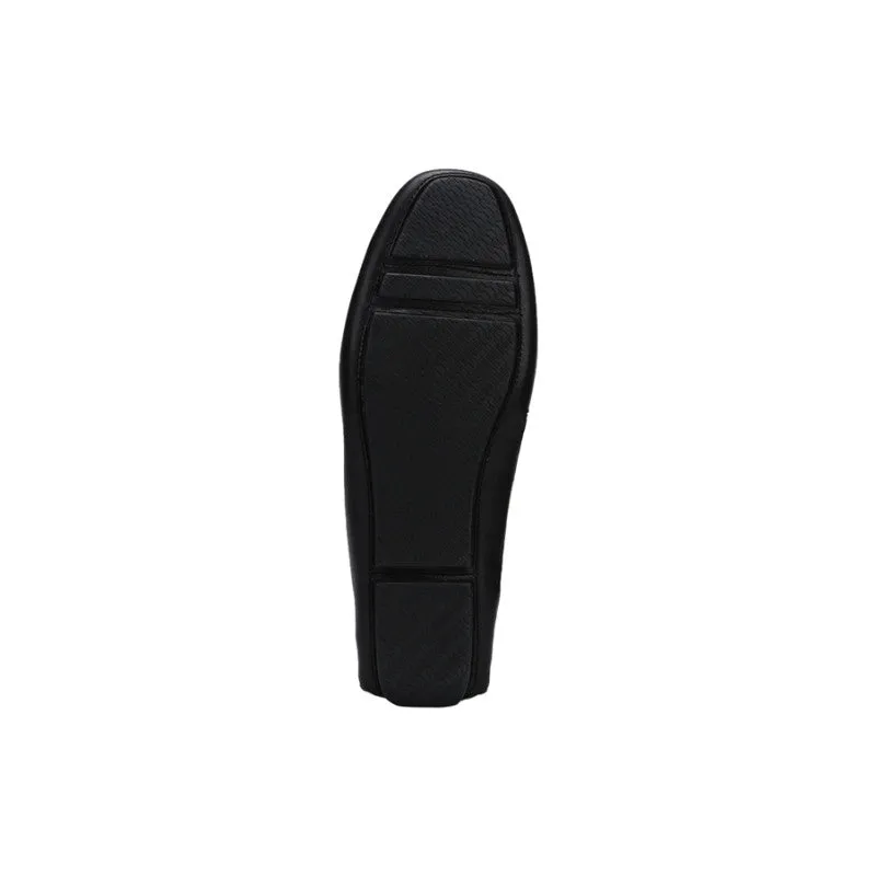 RedTape Men Black Driving Shoes