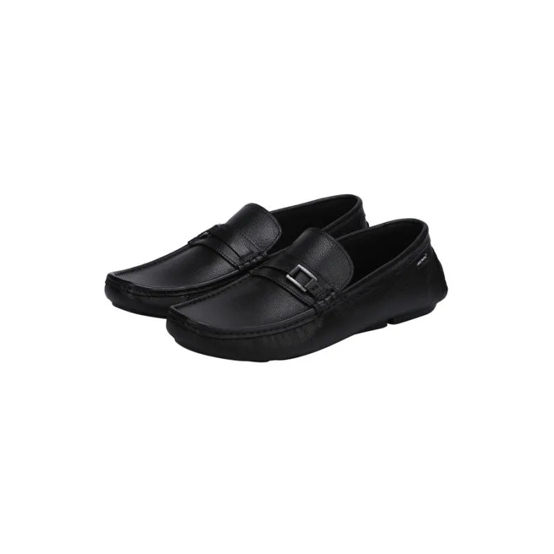 RedTape Men Black Driving Shoes
