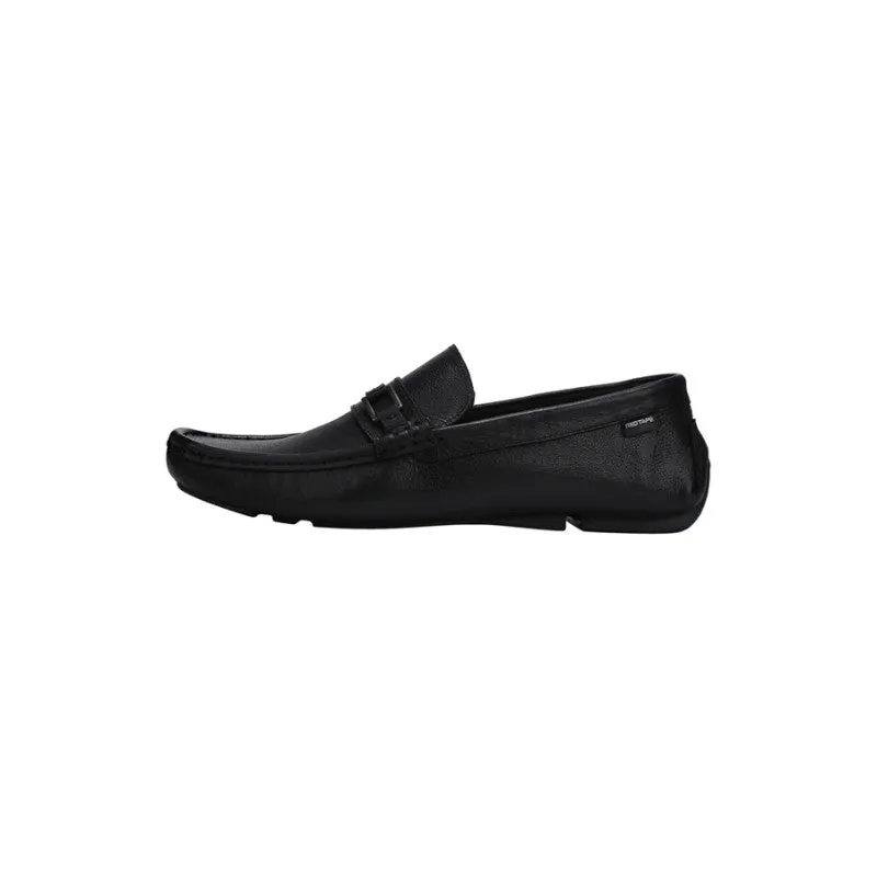 RedTape Men Black Driving Shoes