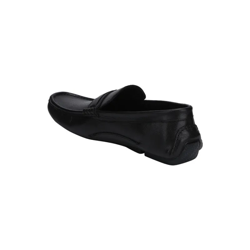 RedTape Men Black Driving Shoes
