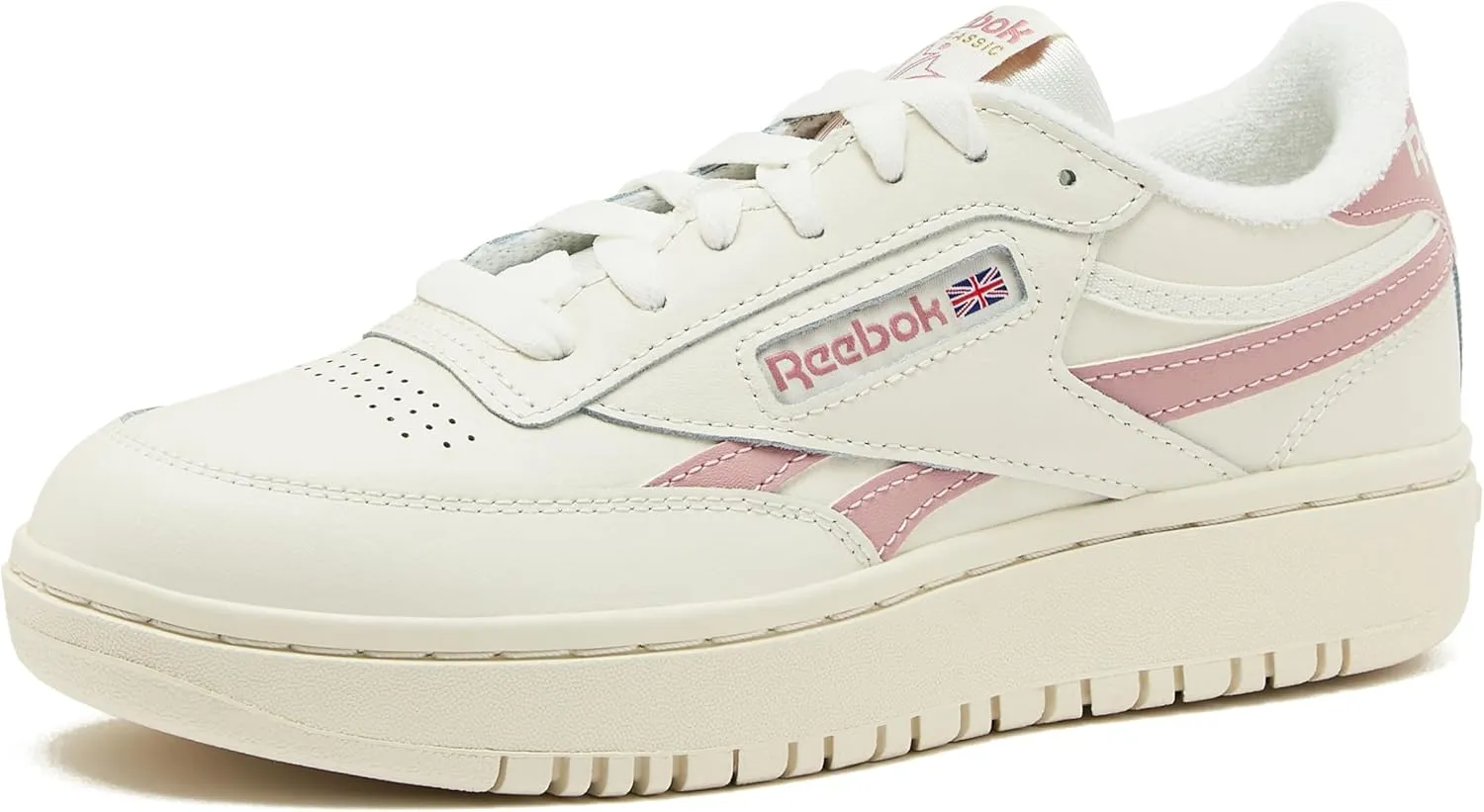 Reebok Club C Double Revenge Platform Tennis Shoes for Women, Fashion Womens Sneakers