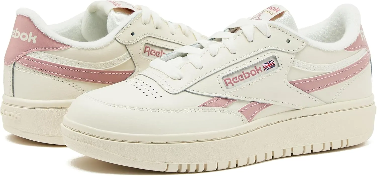 Reebok Club C Double Revenge Platform Tennis Shoes for Women, Fashion Womens Sneakers