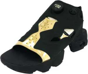 Reebok Instapump Fury Sandal Mag Womens Running Trainers (UK 3.5 US 6 EU 36, Black Gold White BD3184)