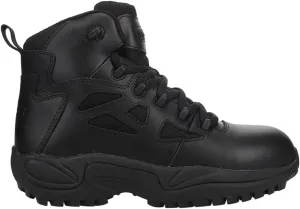 Reebok Womens Rapid Response Rb 6 Inch Electrical Composite Toe Work Safety Shoes Casual - Black