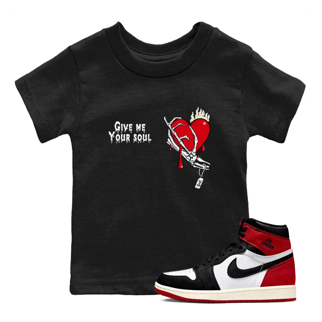 Reimagined Technologically advanced Give Toe Sneaker Your Air Tees Black - Limited availability Soul Me SNRT Kids 1 Jordan