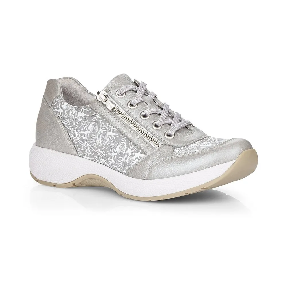 REMONTE R8912-40 GREY COMBI LACED SHOE