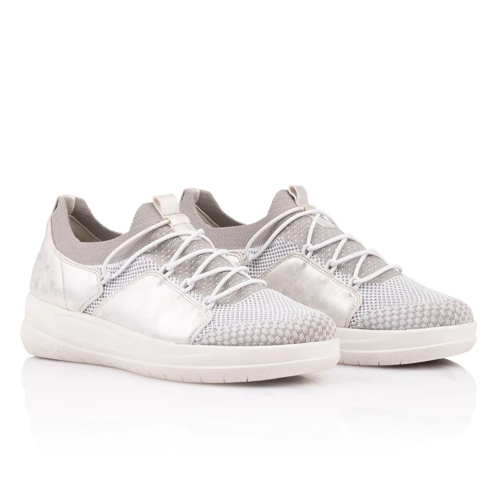 REMONTE R9605-42 LADIES GREY COMBINATION SLIP ON SHOES