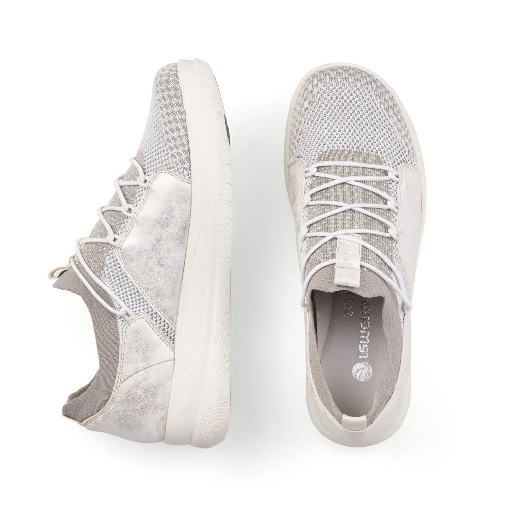 REMONTE R9605-42 LADIES GREY COMBINATION SLIP ON SHOES