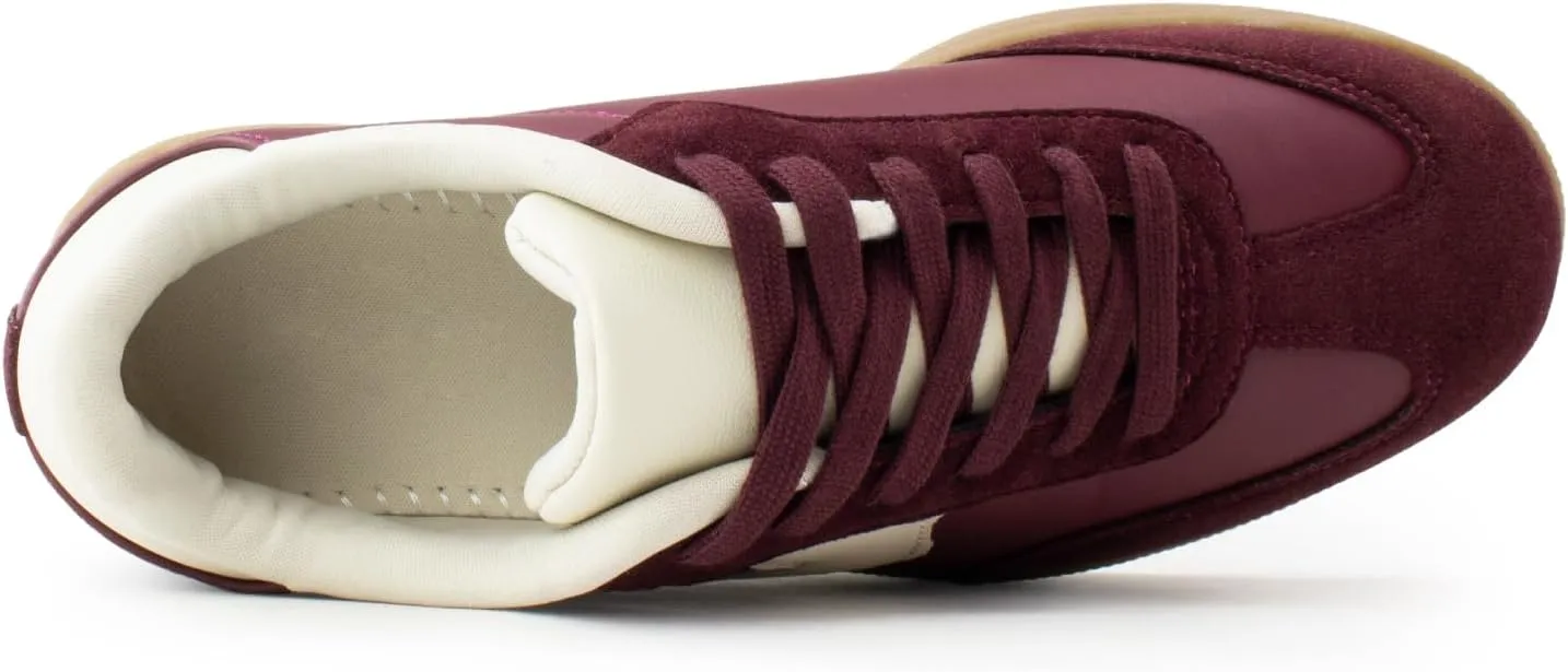 RF ROOM OF FASHION Women's Casual Low Top Trendy Fashion Sneakers Flats
