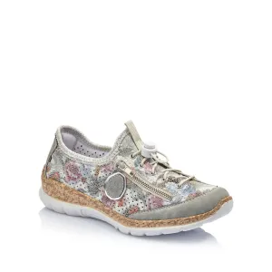 RIEKER N42V1-40 LADIES MULTI LACE UP SHOES