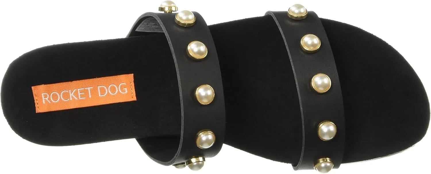 Rocket Dog Women's Lolly Austin Pu W/Pearls Sandal