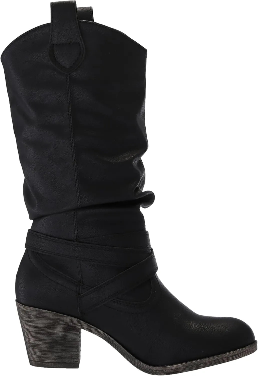 Rocket Dog Women's Sidestep Lewis Pu Mid Calf Boot