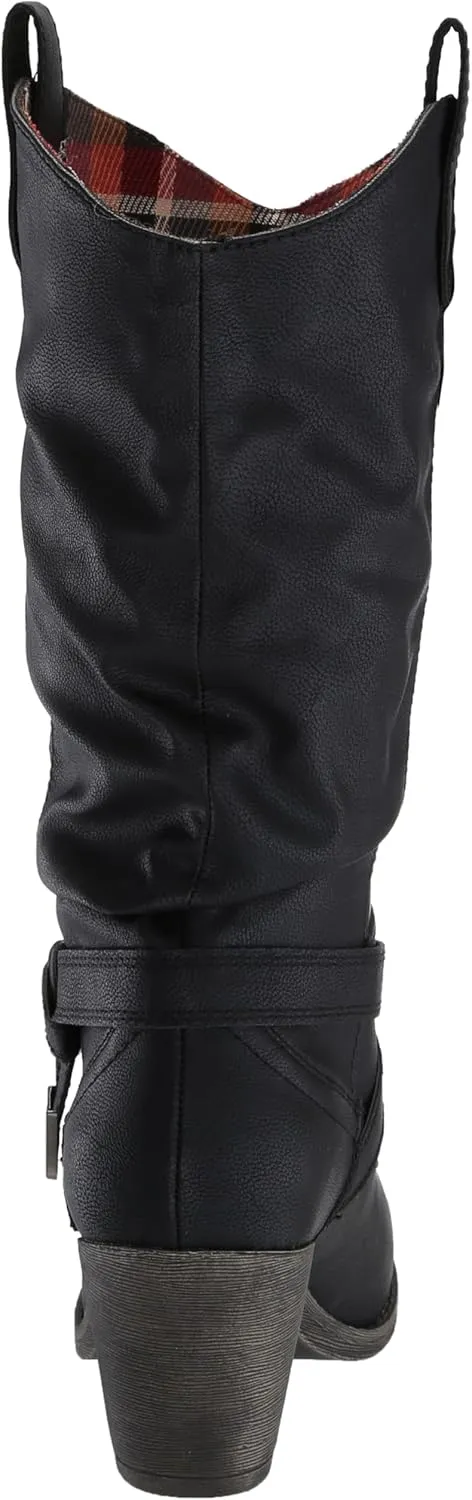 Rocket Dog Women's Sidestep Lewis Pu Mid Calf Boot