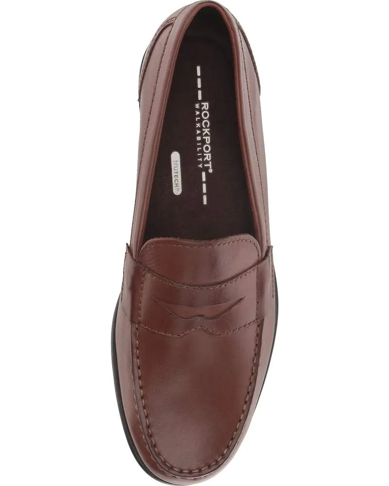Rockport Classic Loafer Lite Penny Loafer, Dark Brown