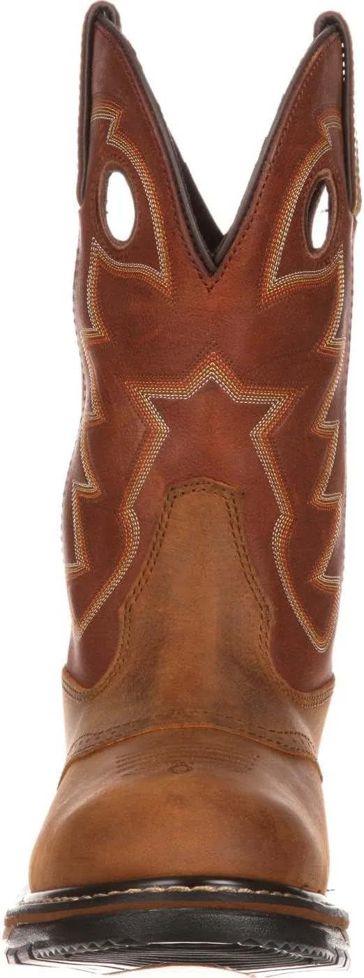 ROCKY Original Ride Branson Saddle Roper Waterproof Western Boot