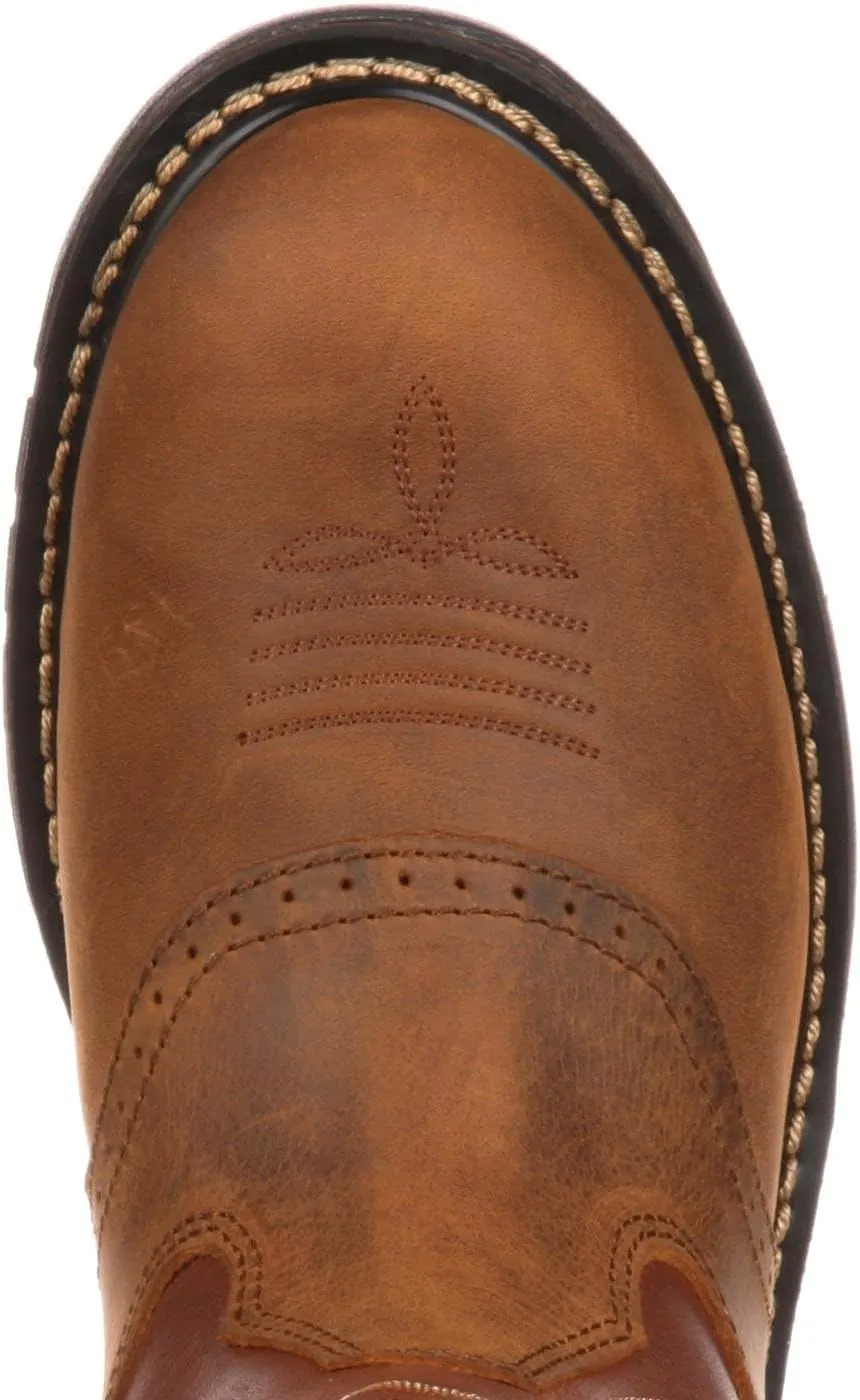 ROCKY Original Ride Branson Saddle Roper Waterproof Western Boot