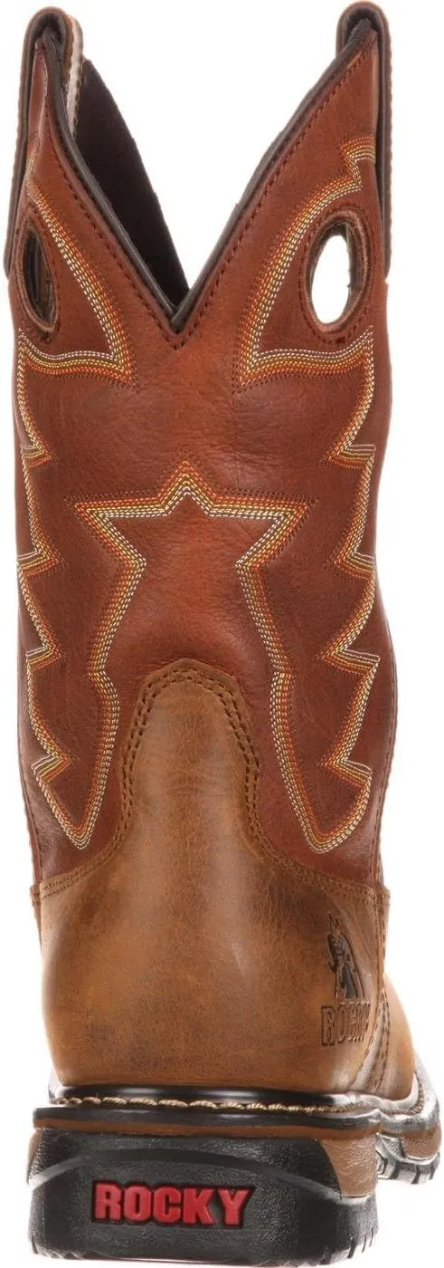 ROCKY Original Ride Branson Saddle Roper Waterproof Western Boot