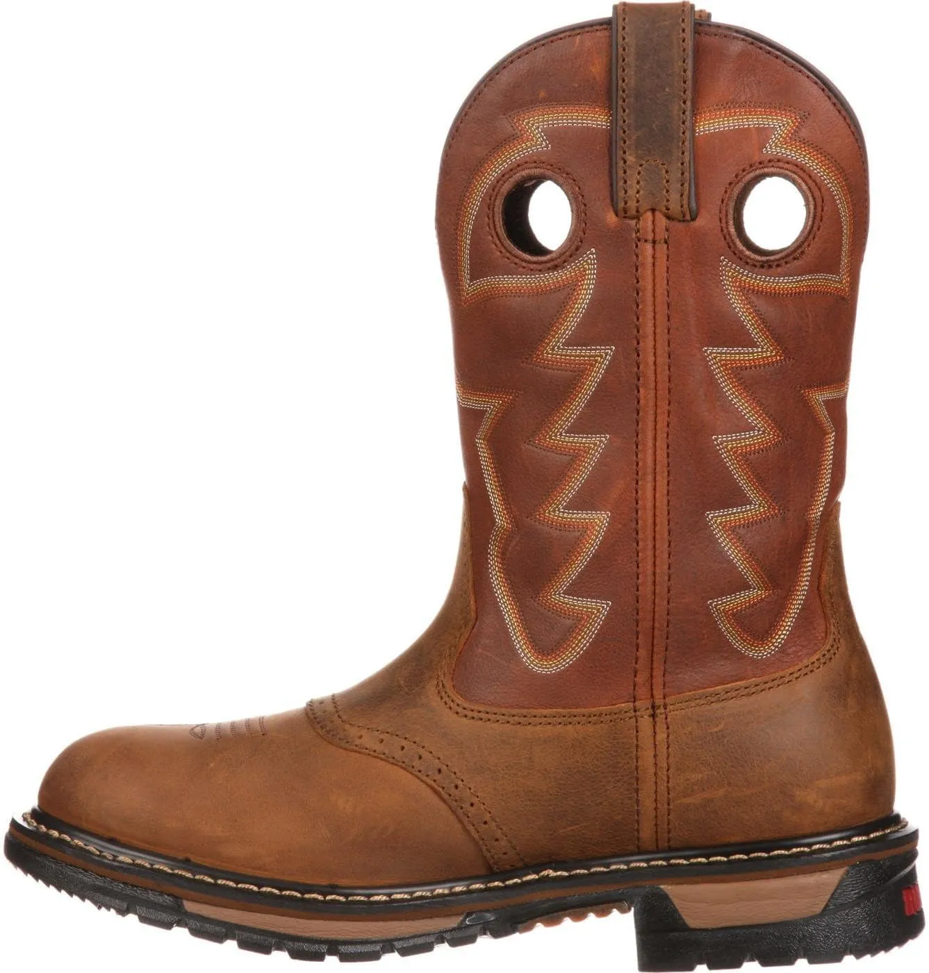 ROCKY Original Ride Branson Saddle Roper Waterproof Western Boot