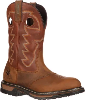 ROCKY Original Ride Branson Saddle Roper Waterproof Western Boot