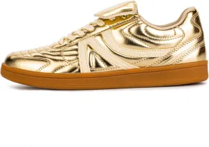 Rosella Carlie Sneakers for Women - Comfortable Casual Walking Tennis Shoes Non-Slip Shoes for Women - Lace-Up Fashion Sneakers Trendy Women's Footwear