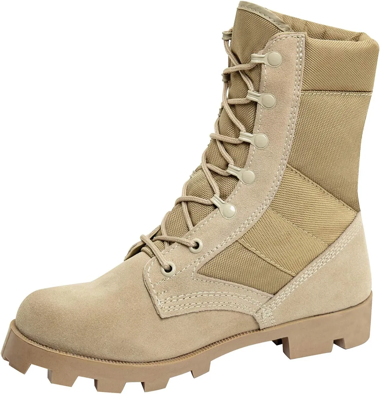 Rothco Speedlace Jungle Boots Leather Suede Rugged Tactical Hiking Boot 8" High