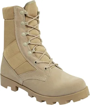 Rothco Speedlace Jungle Boots Leather Suede Rugged Tactical Hiking Boot 8" High