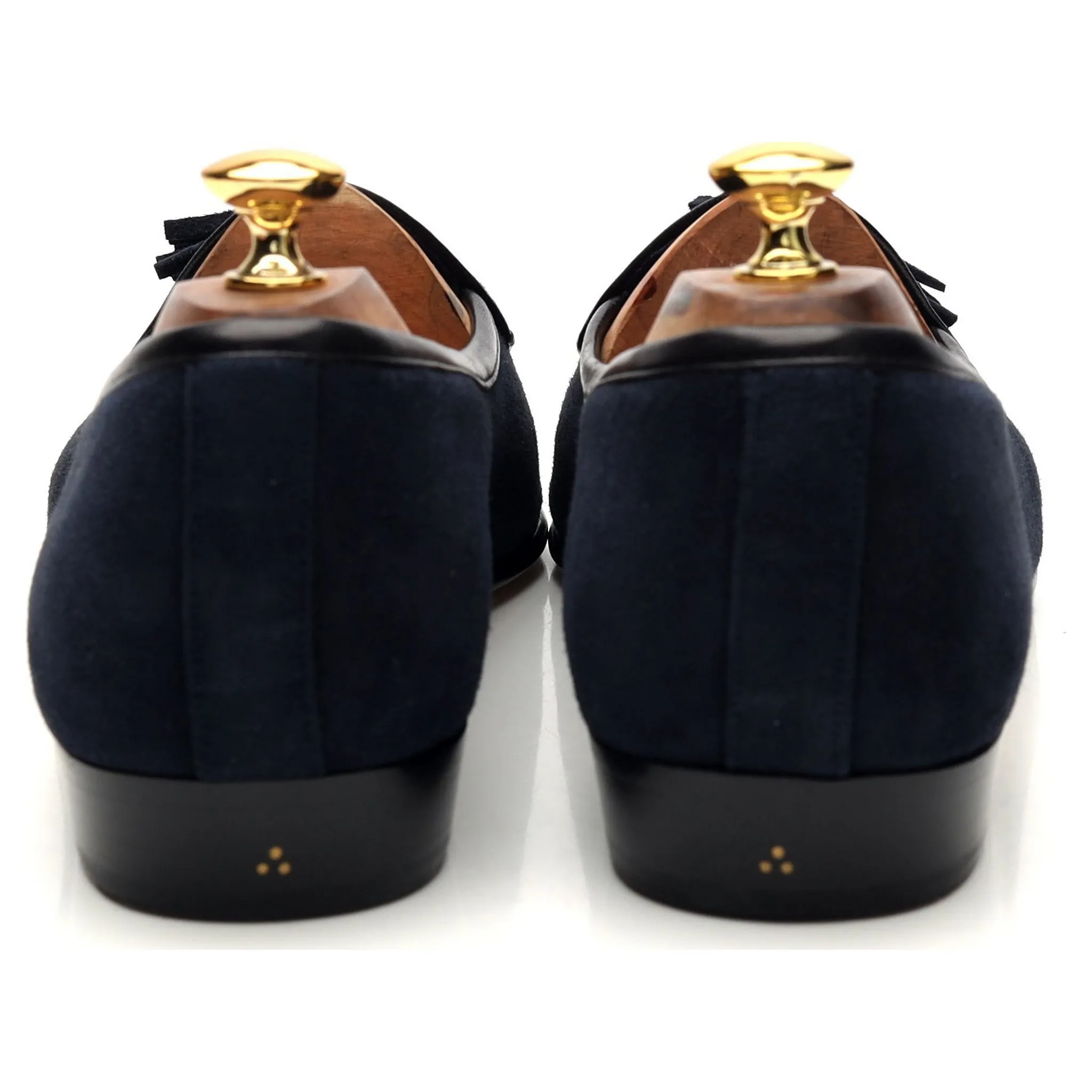 'Sagan Classic' Navy Blue Suede Tassel Loafer UK 11 / UK 11.5