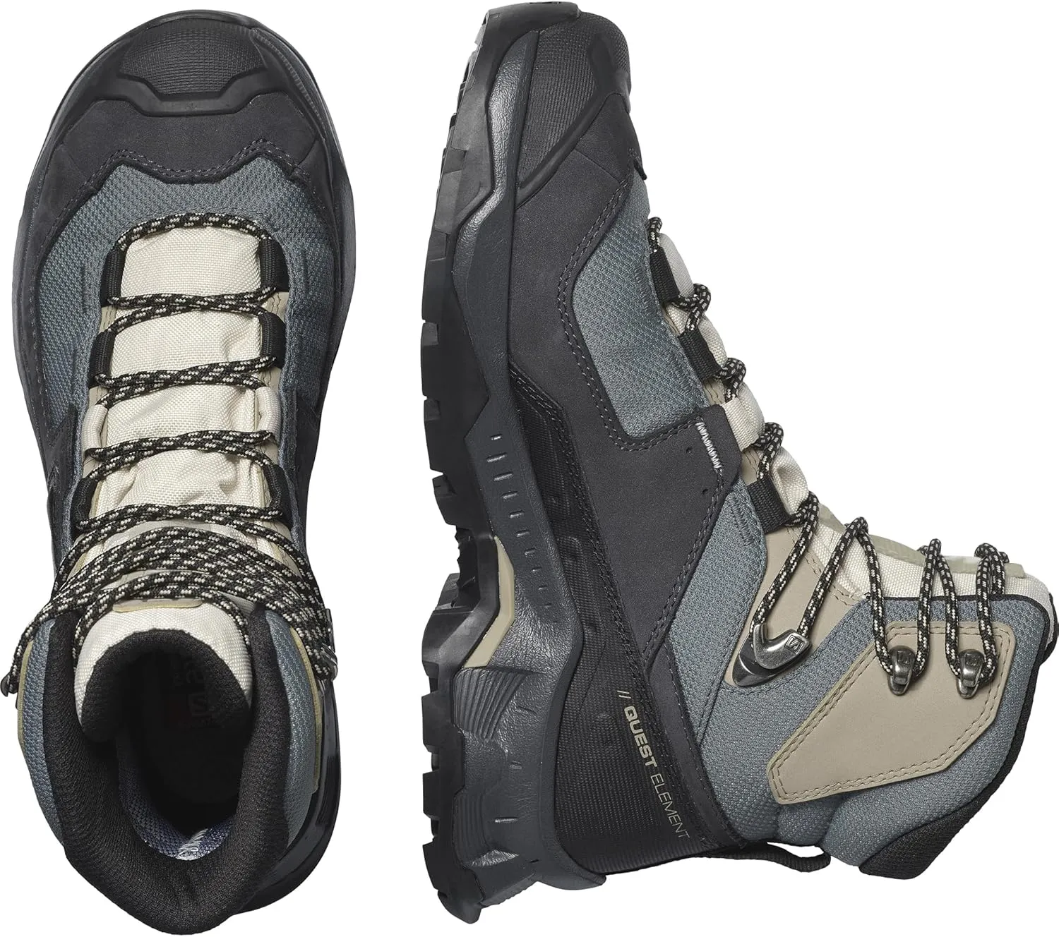 Salomon Women’s Quest Element Gore-Tex, Waterproof Neutral Leather Hiking Boots