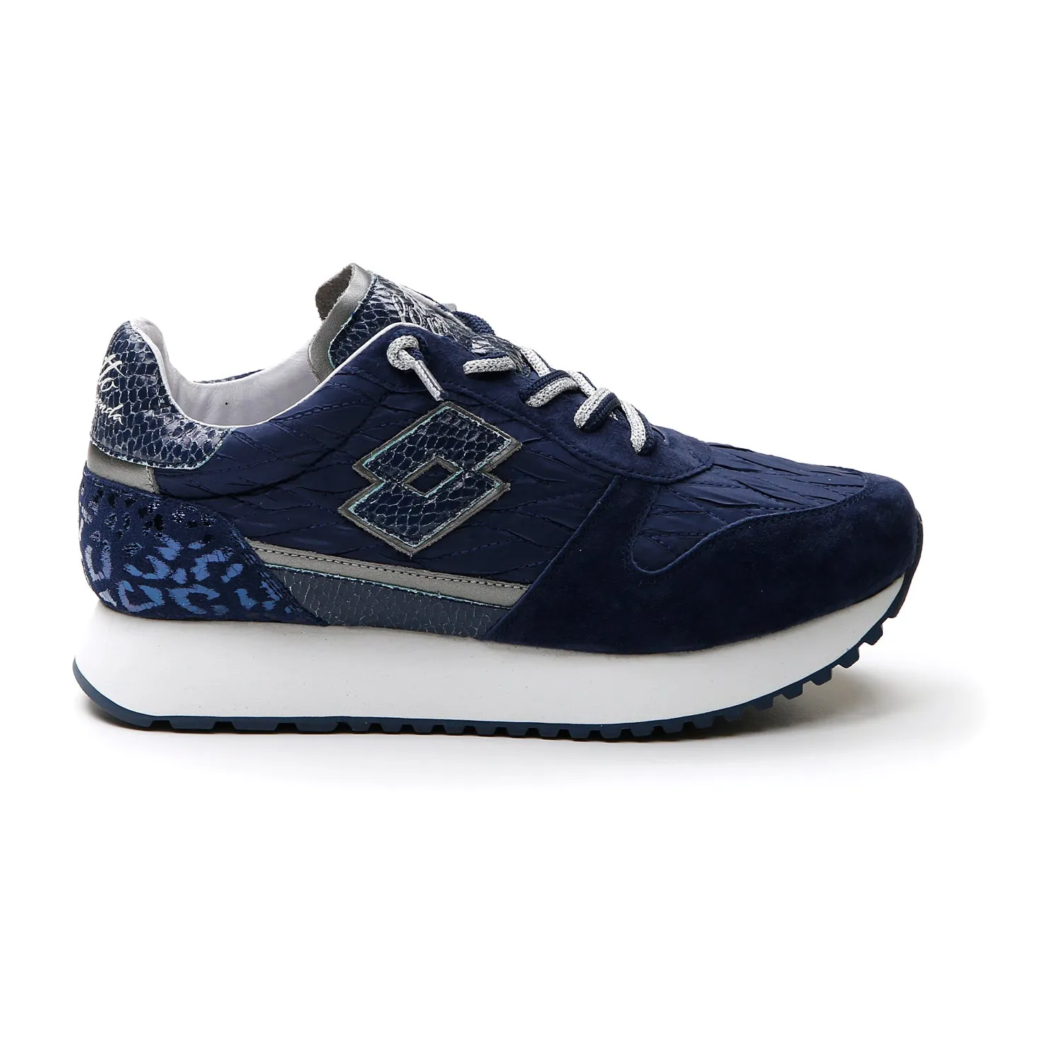 SCARPE WEDGE W BLU SCURO