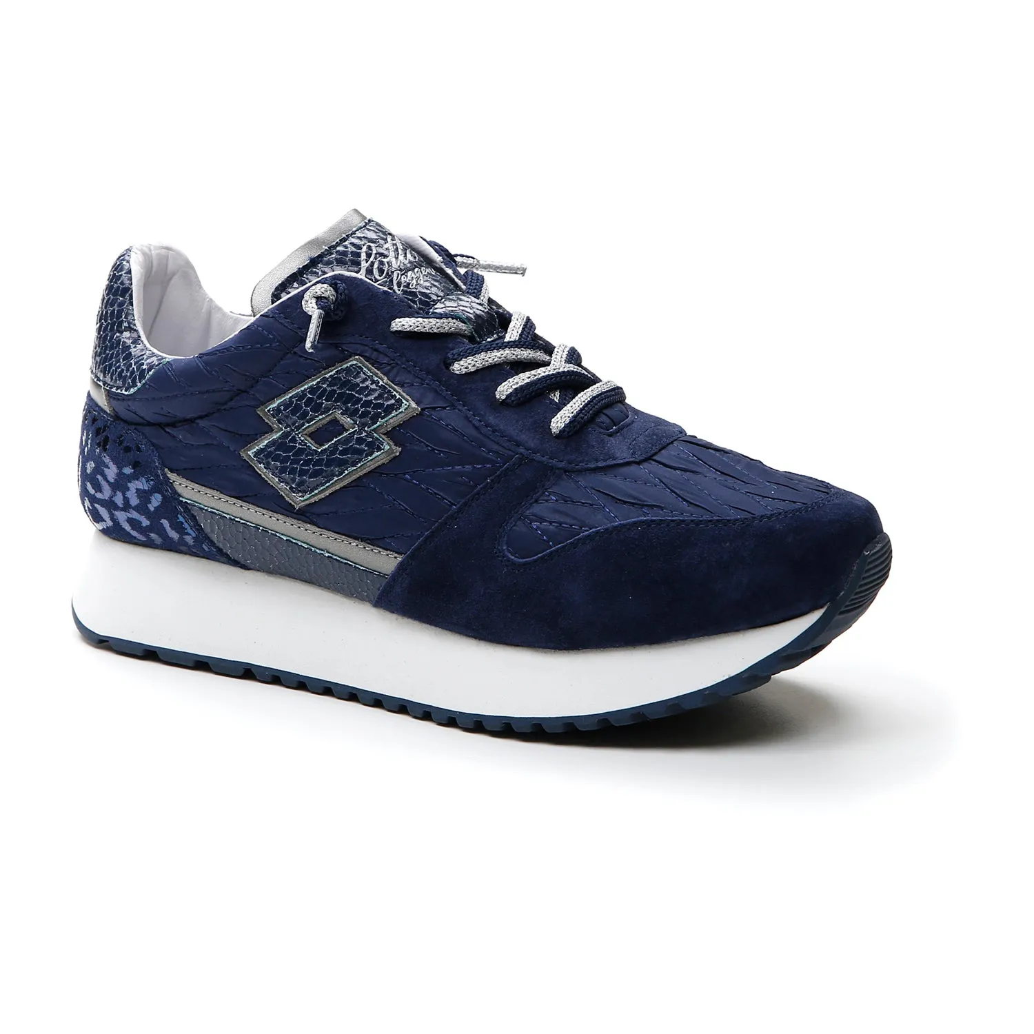 SCARPE WEDGE W BLU SCURO