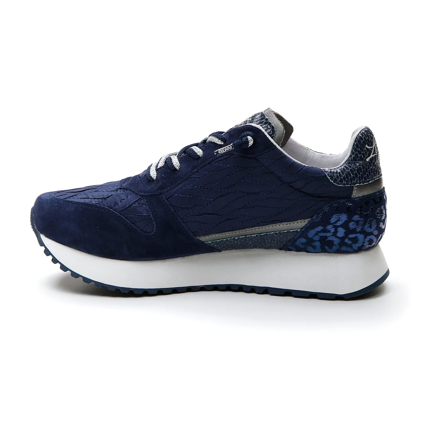 SCARPE WEDGE W BLU SCURO