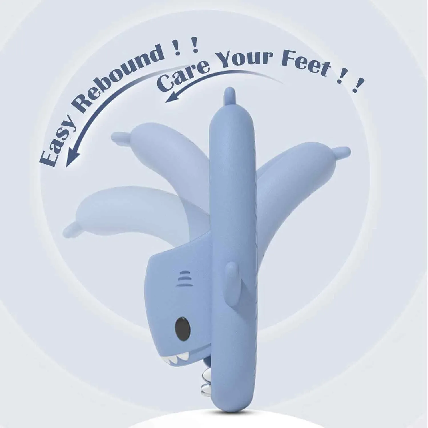 Shark Slides for Men and Women, Cloud Fun Animal Slipper for Adult, Cozy Non-Slip Shark Sandals for Bathroom, Outdoor